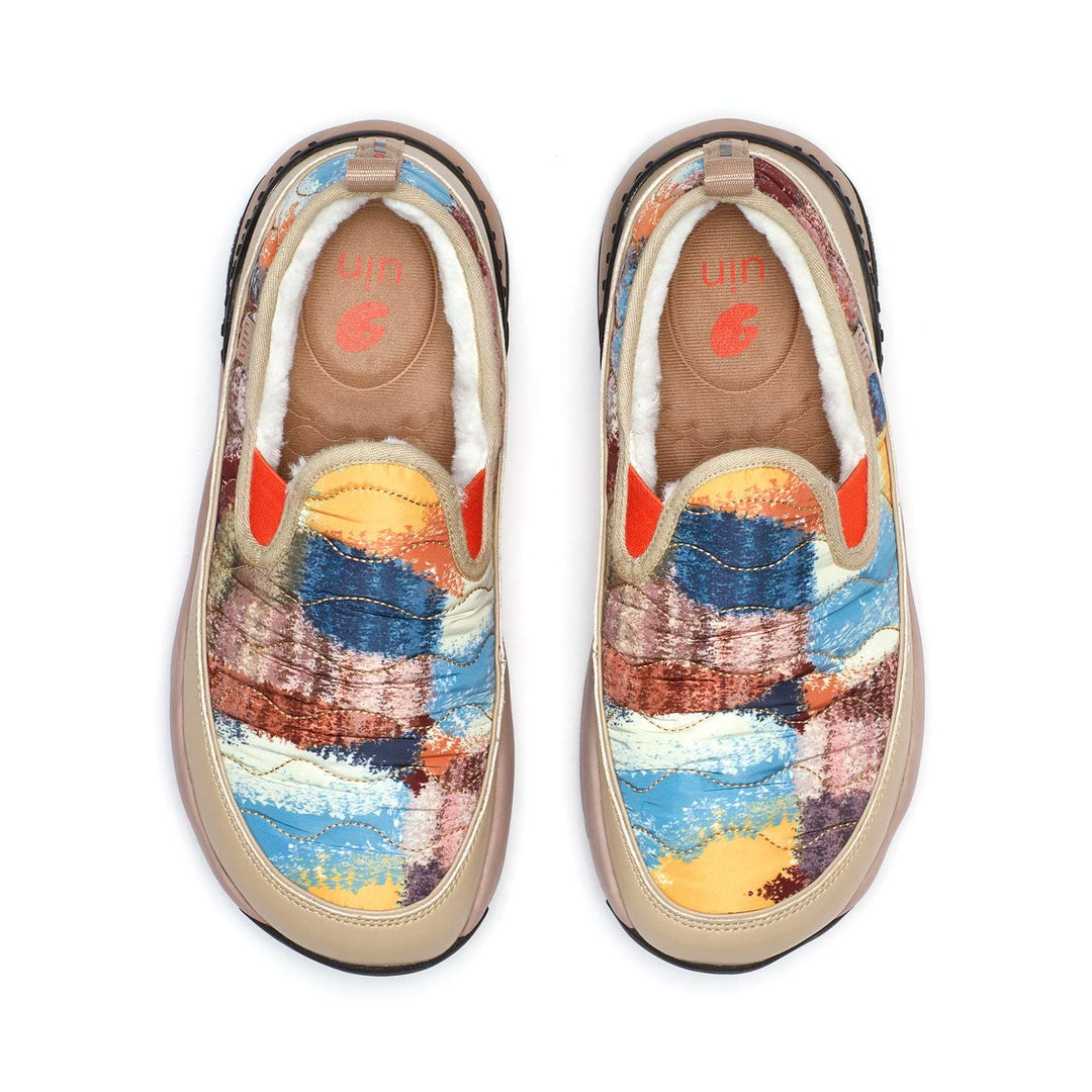 UIN Footwear Women Abstract Leopard Print San Diego VIII Women Canvas loafers