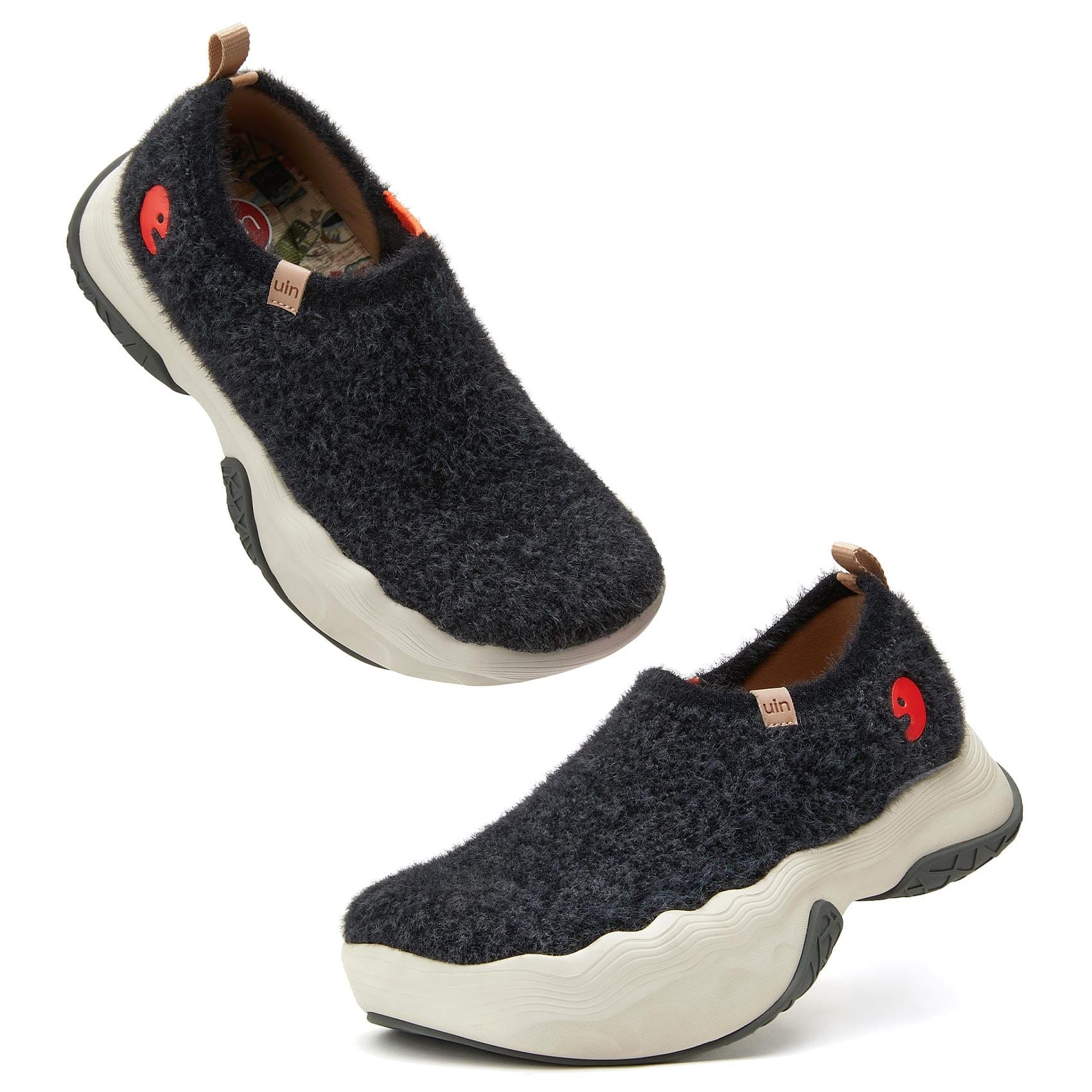 UIN Footwear Women Bouncing Black Toledo V Women Canvas loafers