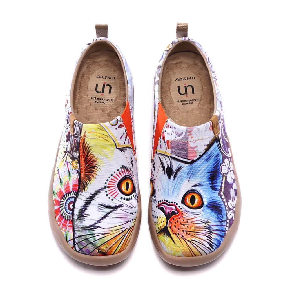 UIN Footwear Women Cheer Up-Canada Local Delivery Canvas loafers