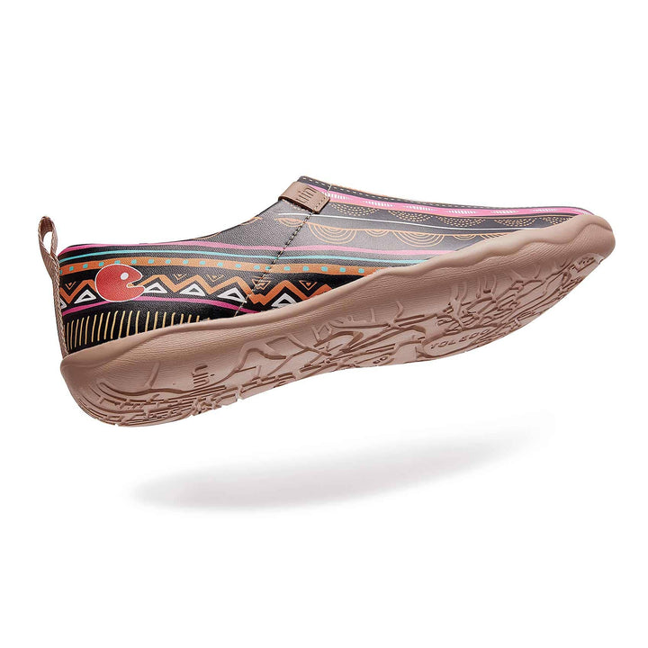 UIN Footwear Women Color Bar Toledo I Women-US Local Delivery Canvas loafers