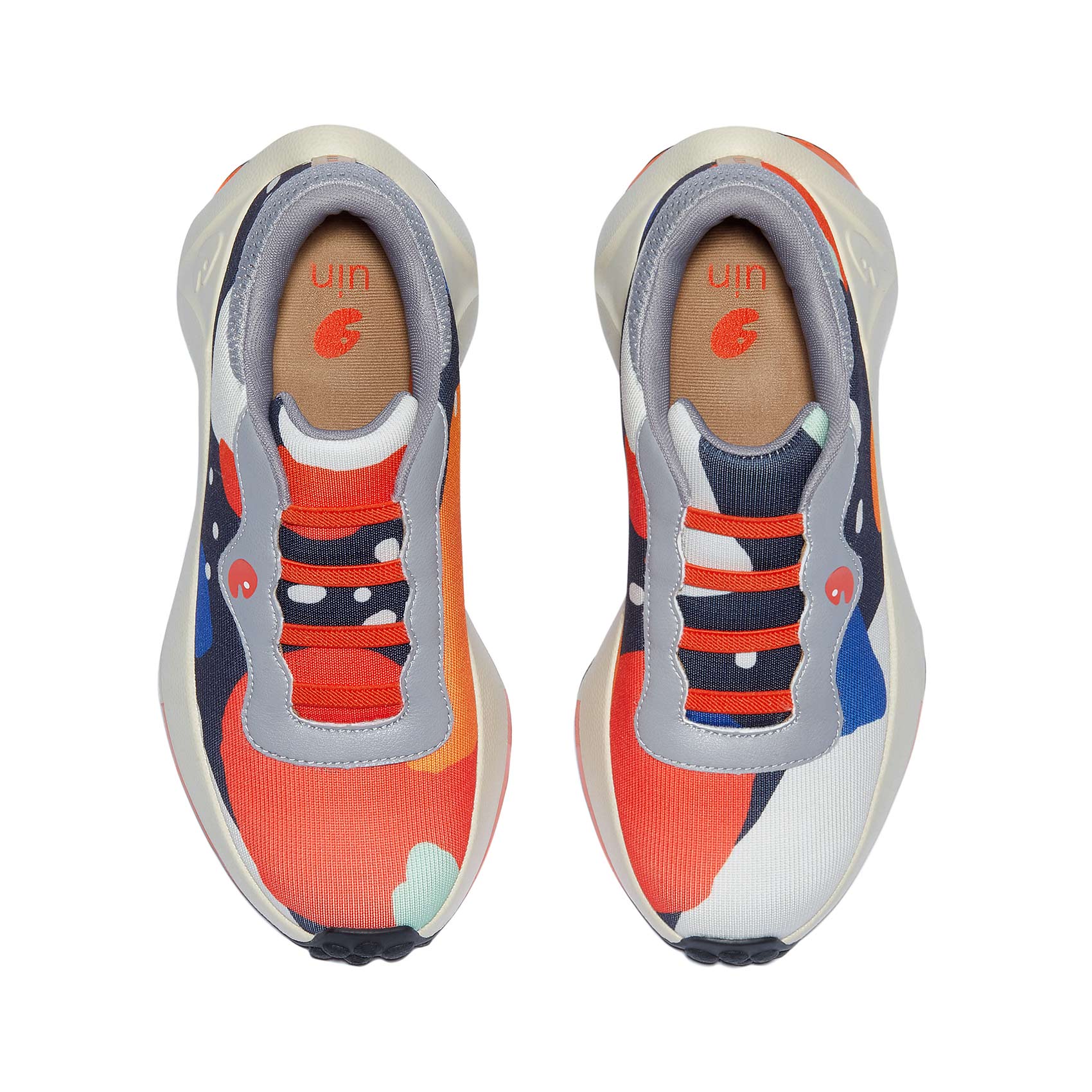 UIN Women's Retro Sneakers Sevilla Ⅰ Colorful Puzzle Lightweight
