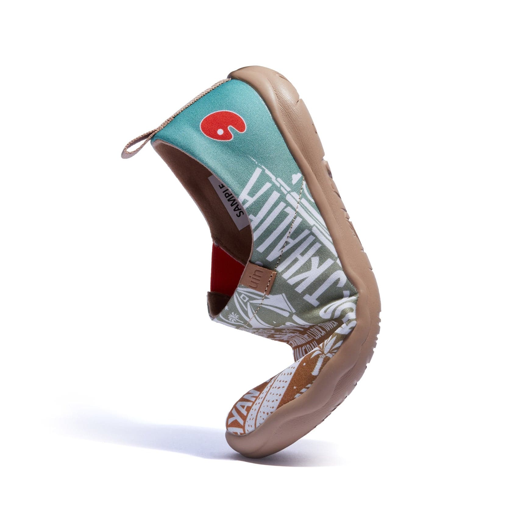 グラスアート トゥシューズ Dubai Glance Toledo I Women Art Painted Canvas Shoes | UIN