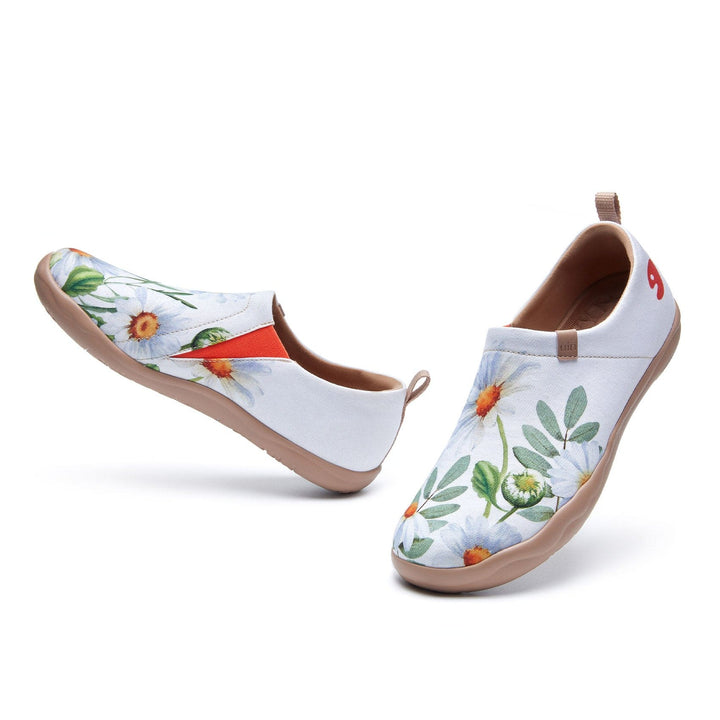 UIN Footwear Women Elegant Daisies Toledo I Women Canvas loafers