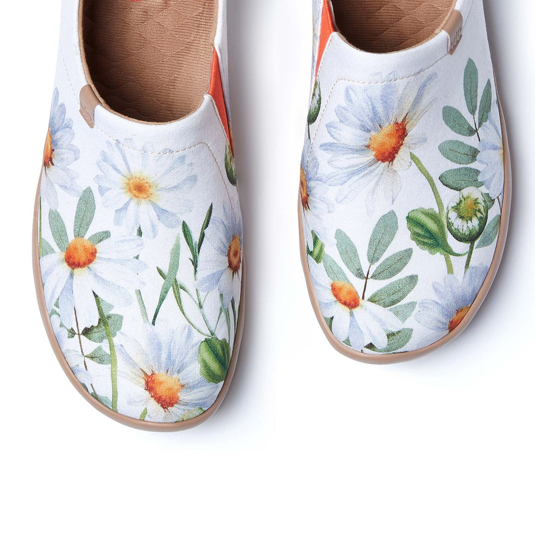 UIN Footwear Women Elegant Daisies Toledo I Women Canvas loafers