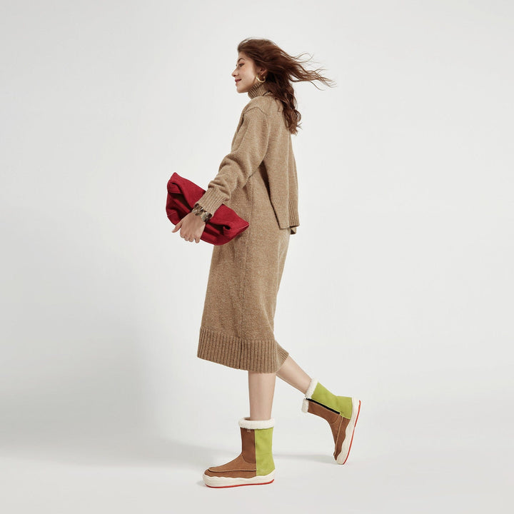 UIN Footwear Women Fern Brown Andalusia IX Women Canvas loafers