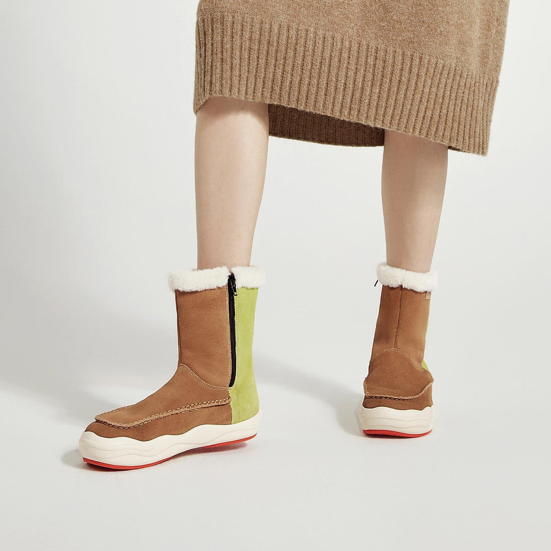 UIN Footwear Women Fern Brown Andalusia IX Women Canvas loafers