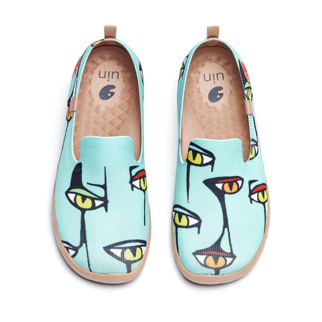 UIN Footwear Women Hidden Gaze Barcelona Women-US Local Delivery Canvas loafers