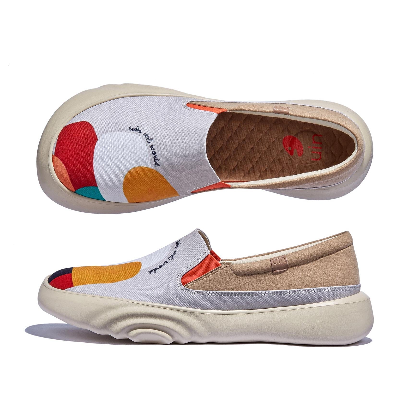 UIN Women's Walking Travel Shoes Casual Slip On Loafers