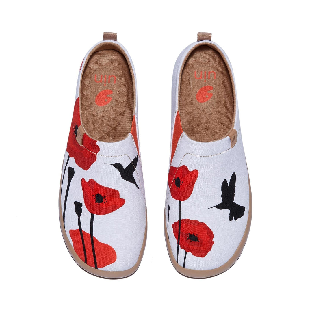 UIN Footwear Women Hummingbird & Poppy Toledo I Women-US Local Delivery Canvas loafers