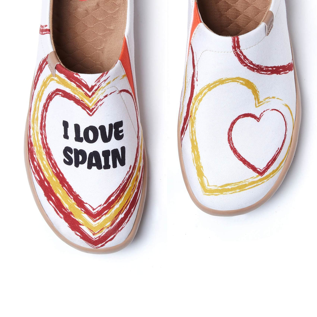UIN Footwear Women I Love Spain Toledo I Women Canvas loafers