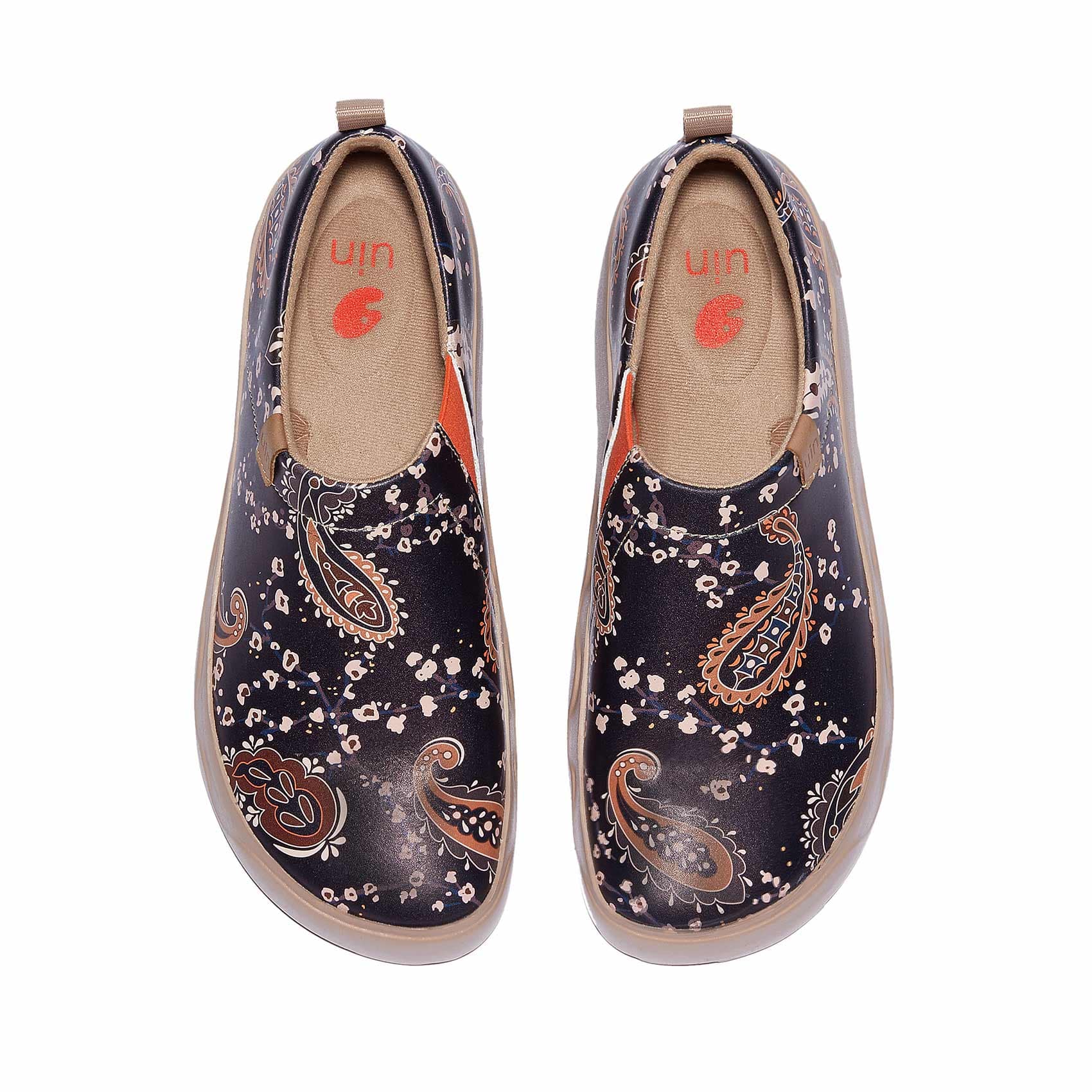 UIN Women's Art Travel Walking Shoes Slip On Casual Lightweight
