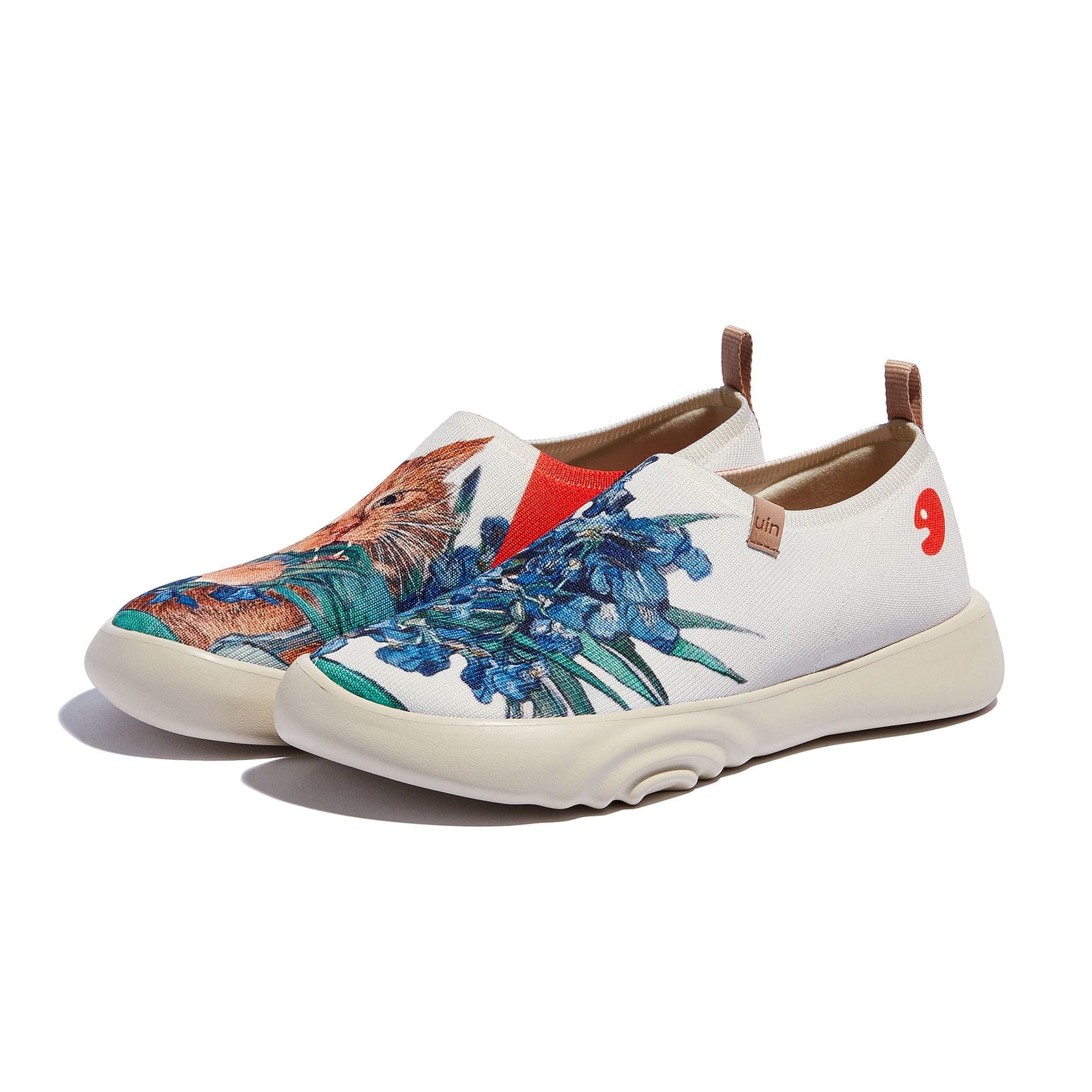 UIN x FatCatArt Collaboration Women's Art Travel Walking Shoes