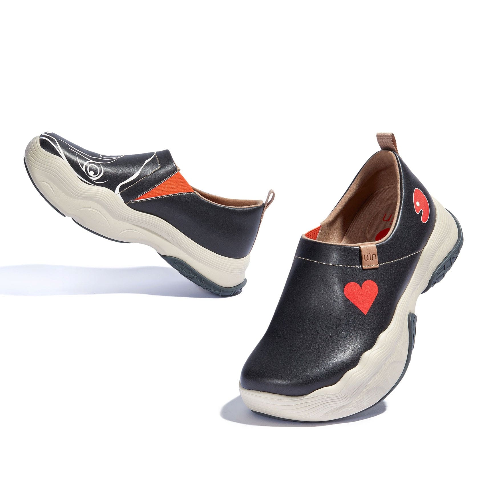 UIN Women's Art Travel Walking Shoes Slip On Casual Lightweight