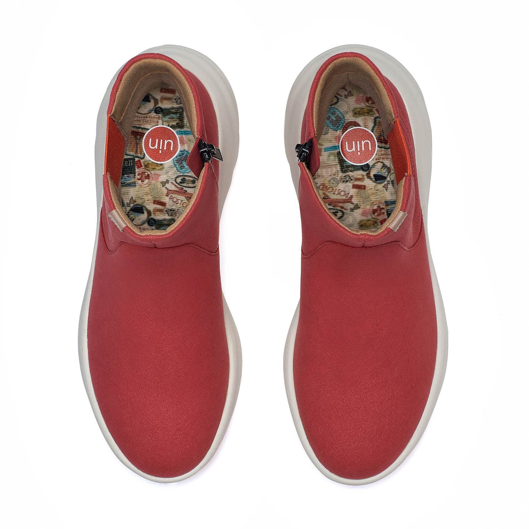 UIN Footwear Women Mineral Red Sitges IV Women Canvas loafers