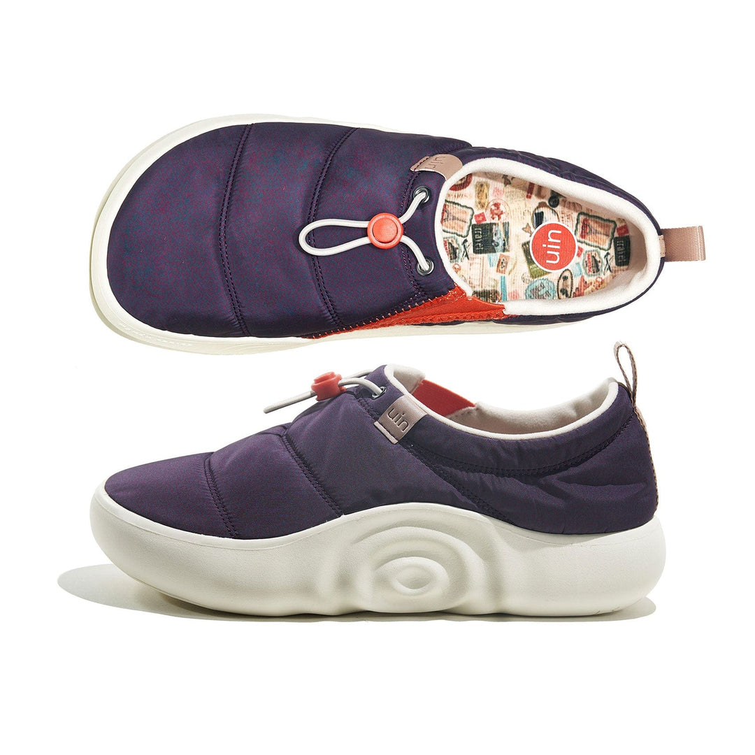 UIN Footwear Women Mulberry Purple Toledo X Women Canvas loafers