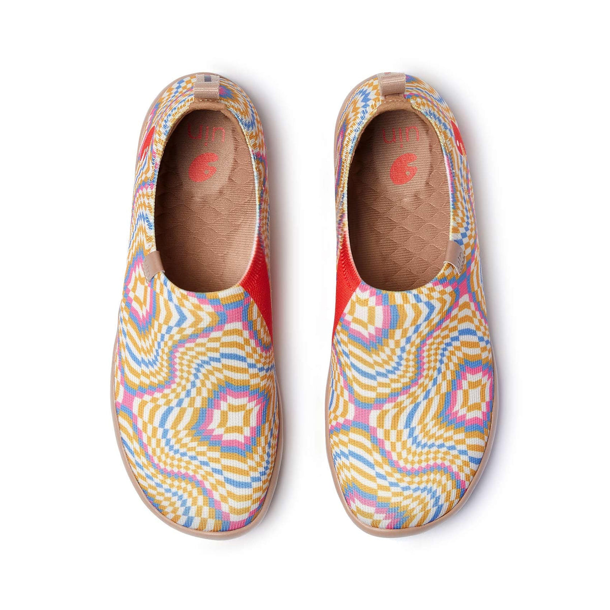 UIN Sneakers Canvas Flats Loafers Toledo Art Slip On UIN Women main image 2