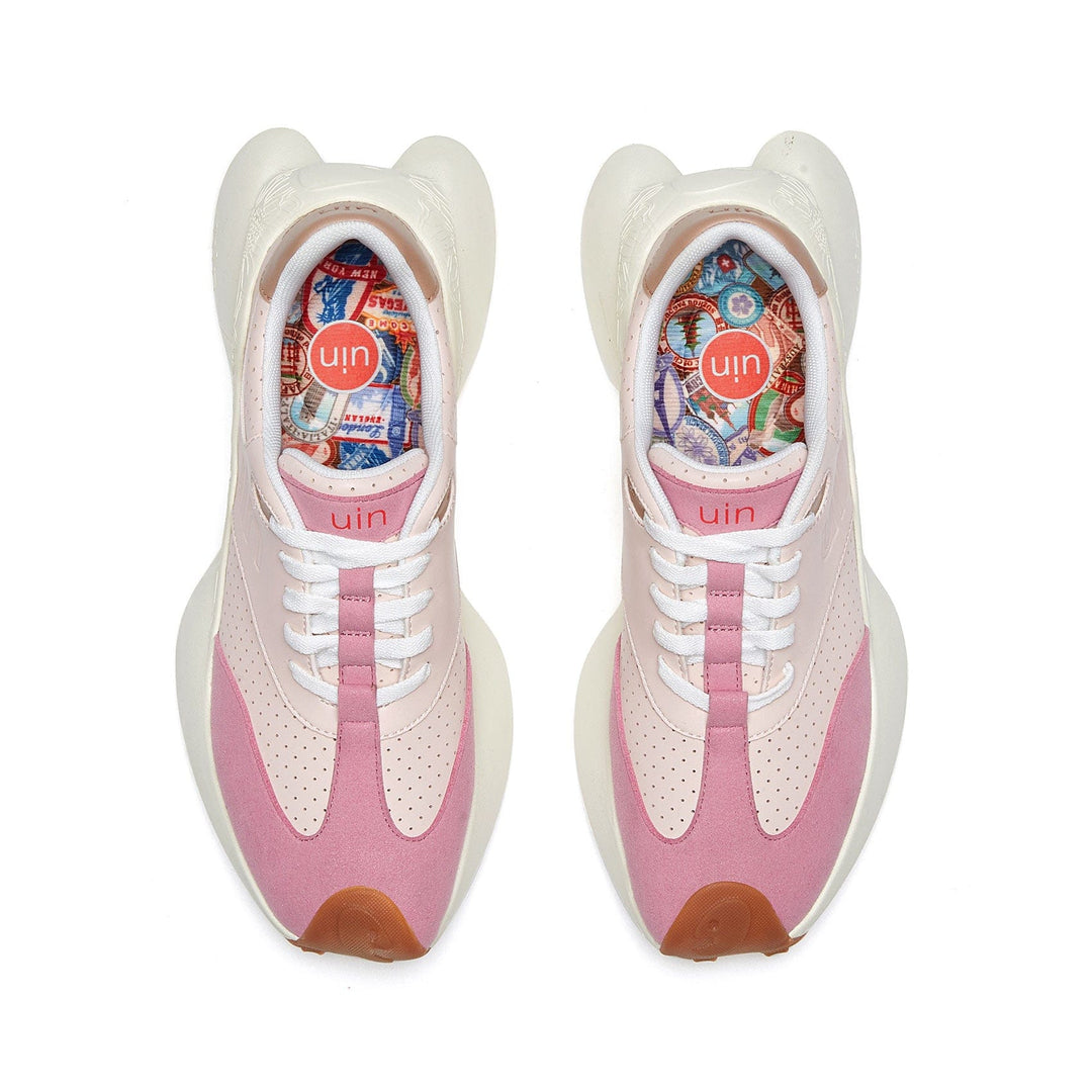 UIN Footwear Women Rose Pink  Lleida I Women Canvas loafers
