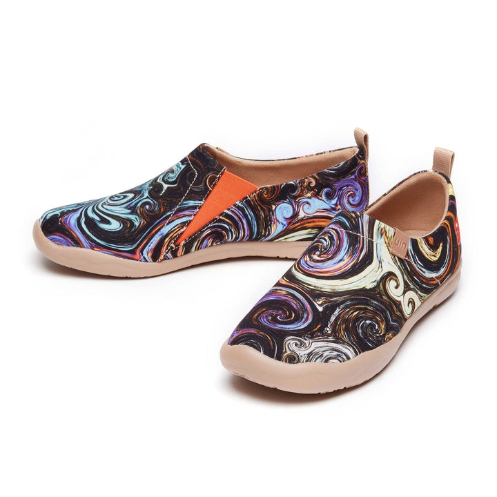 UIN Footwear Women STARRY NIGHT-Canada Local Delivery Canvas loafers