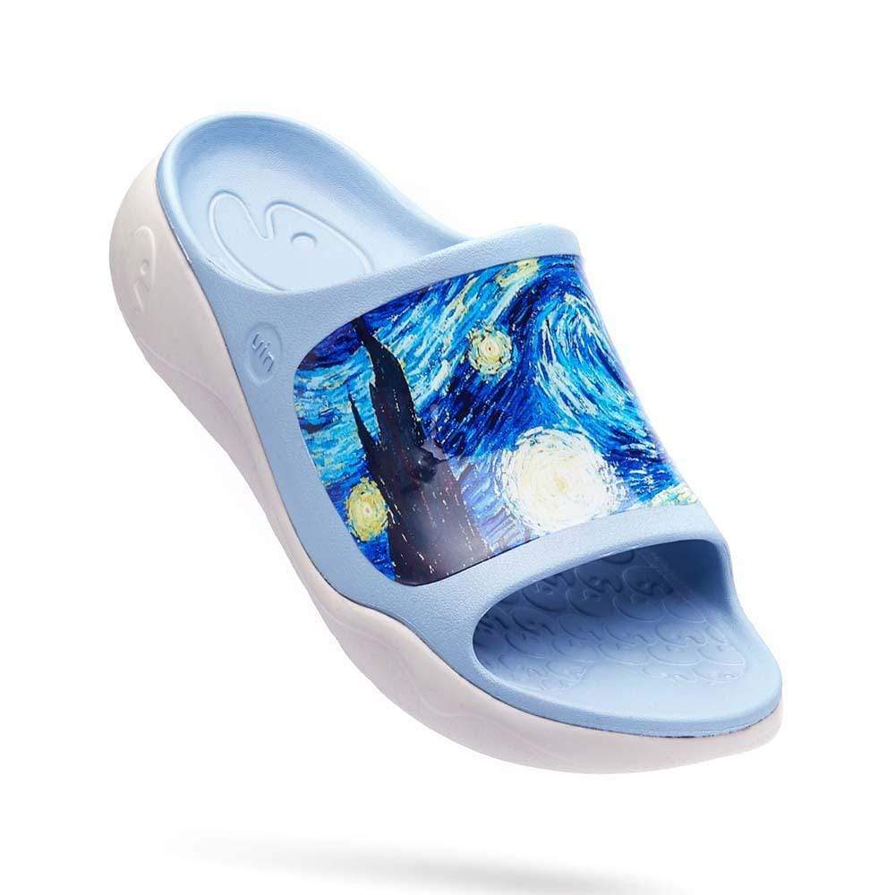 UIN Footwear Women Starry Night Ibiza Slides-US Local Delivery Canvas loafers