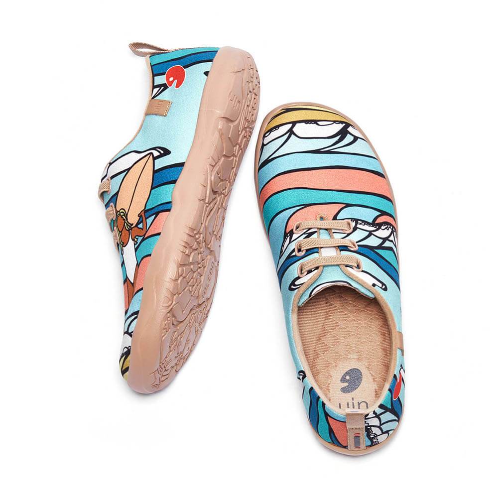 UIN Footwear Women Sunbathing-US Local Delivery Canvas loafers