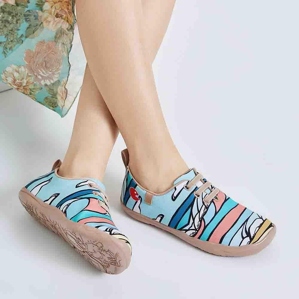 UIN Footwear Women Sunbathing-US Local Delivery Canvas loafers