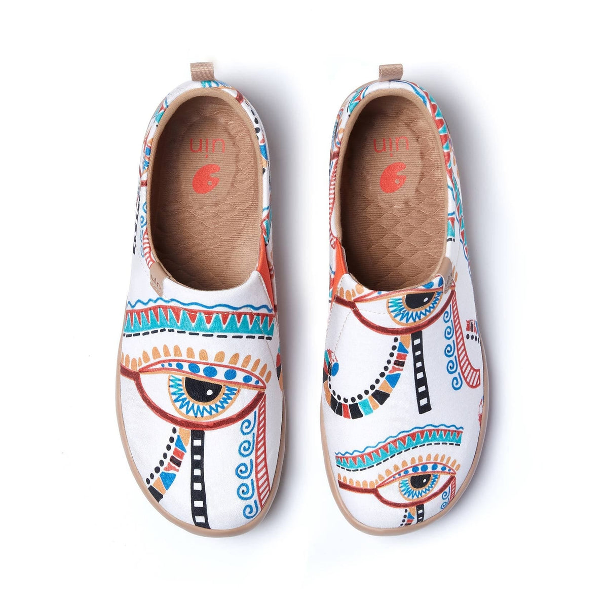 UIN Sneakers Canvas Flats Loafers Toledo Art Slip On UIN Women main image 2