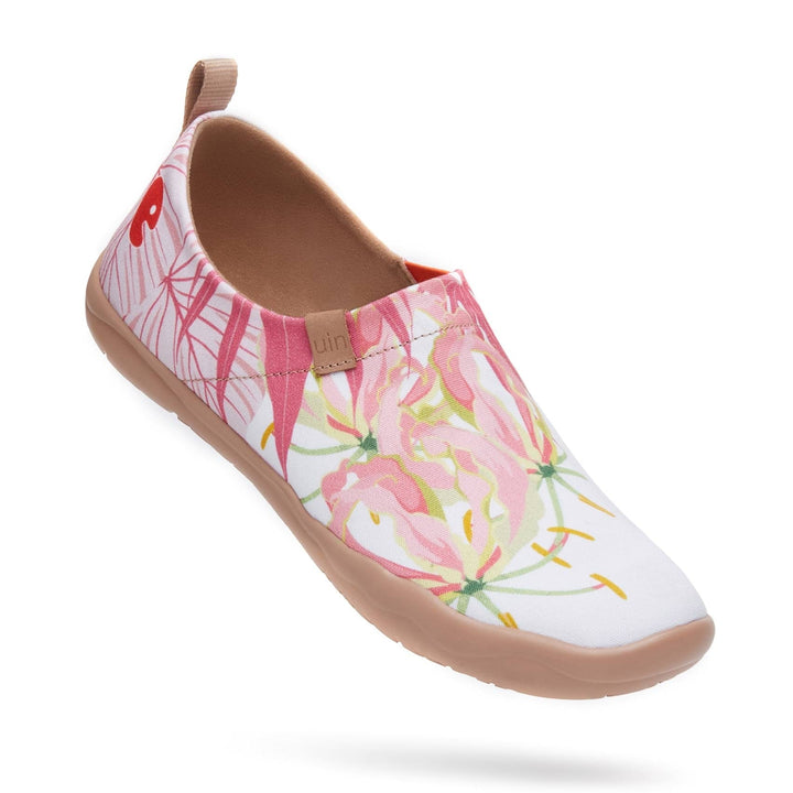 UIN Footwear Women Tropical Blossom Toledo I Women-US Local Delivery Canvas loafers
