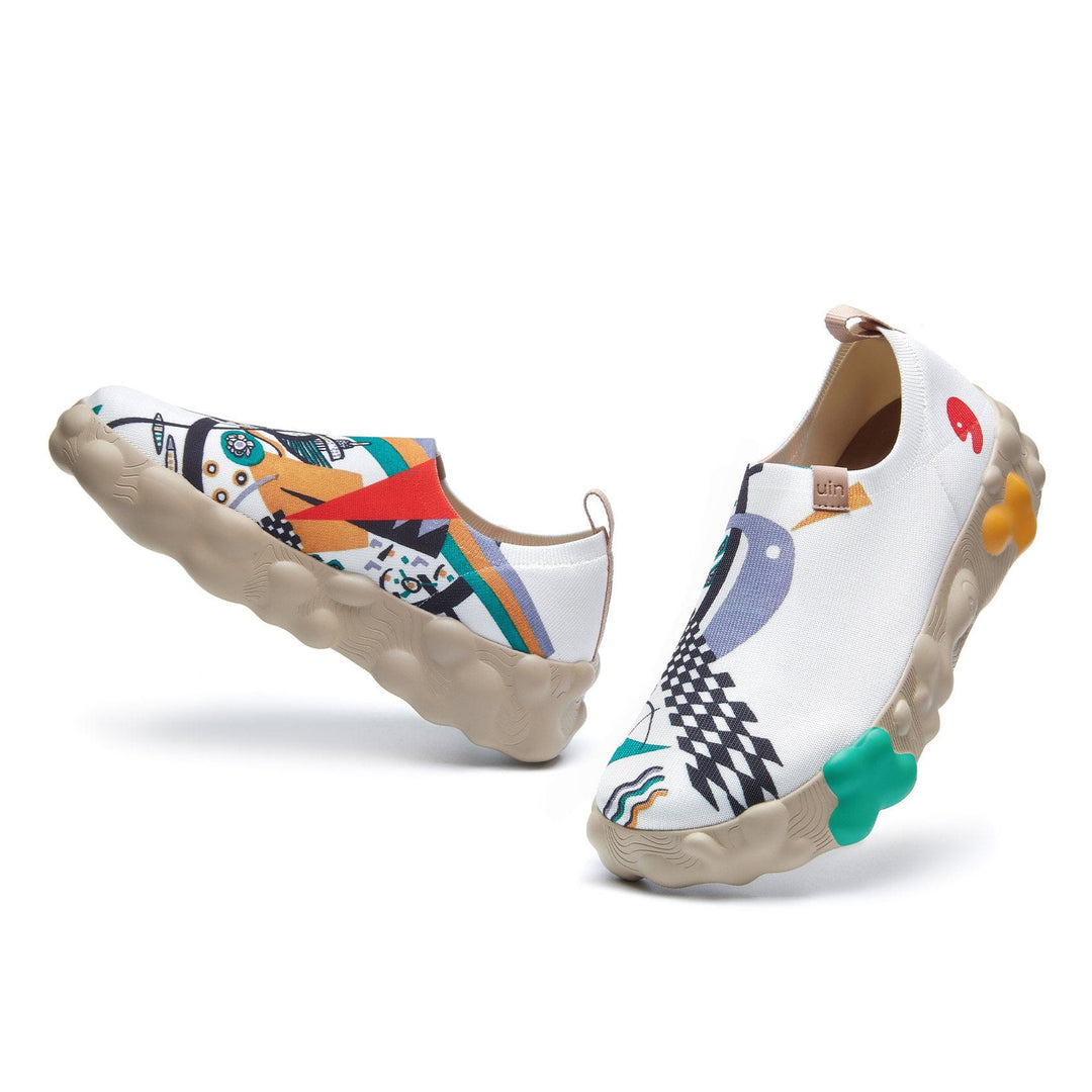 UIN Footwear Women Wassily Kandinsky Kleine Welten IV Toledo VI Women Canvas loafers
