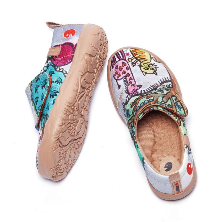 UIN Footwear Kid Animal Assembly Kid Canvas loafers
