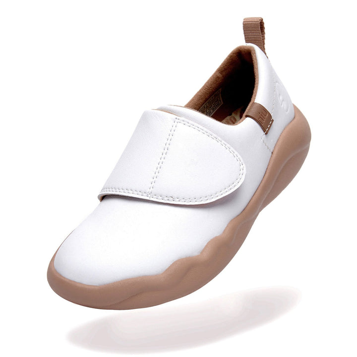 UIN Footwear Kid Bright White Toledo II Kid Canvas loafers