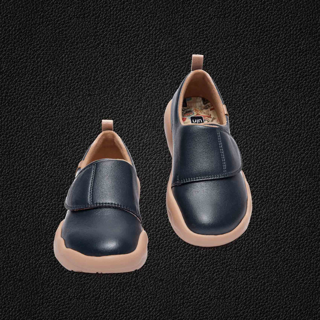 UIN Footwear Kid Dark Slate Gray Toledo II Kid Canvas loafers