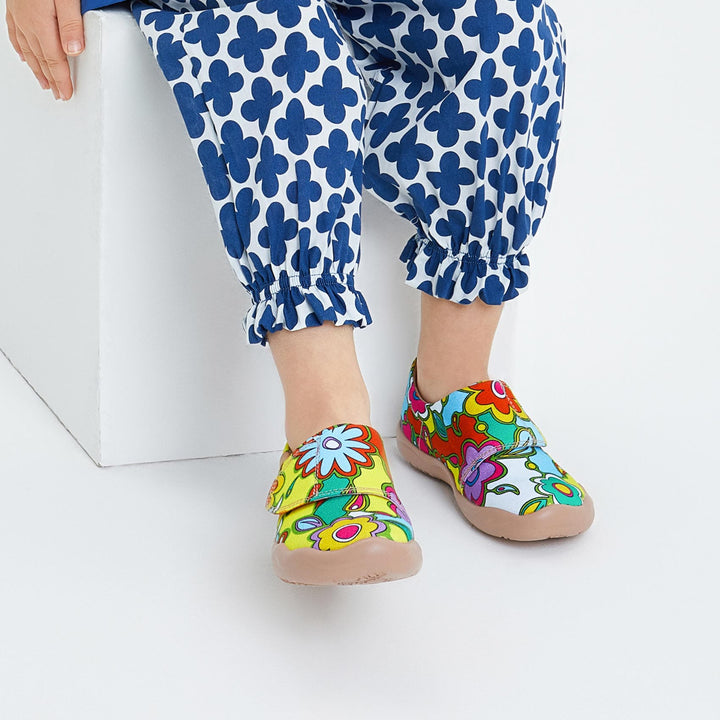 UIN Footwear Kid Floral Party Toledo I Kid Canvas loafers