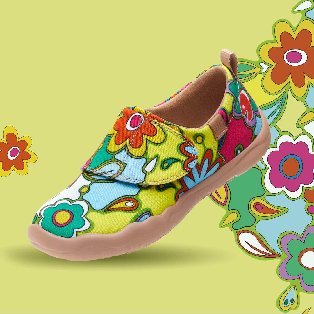 UIN Footwear Kid Floral Party Toledo I Kid Canvas loafers