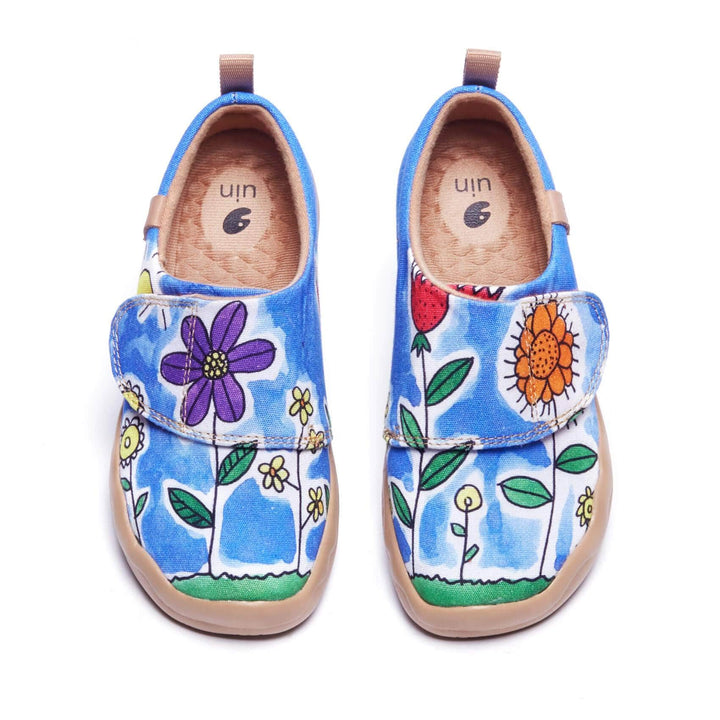 UIN Footwear Kid Flower Field In My Eyes Kid Canvas loafers