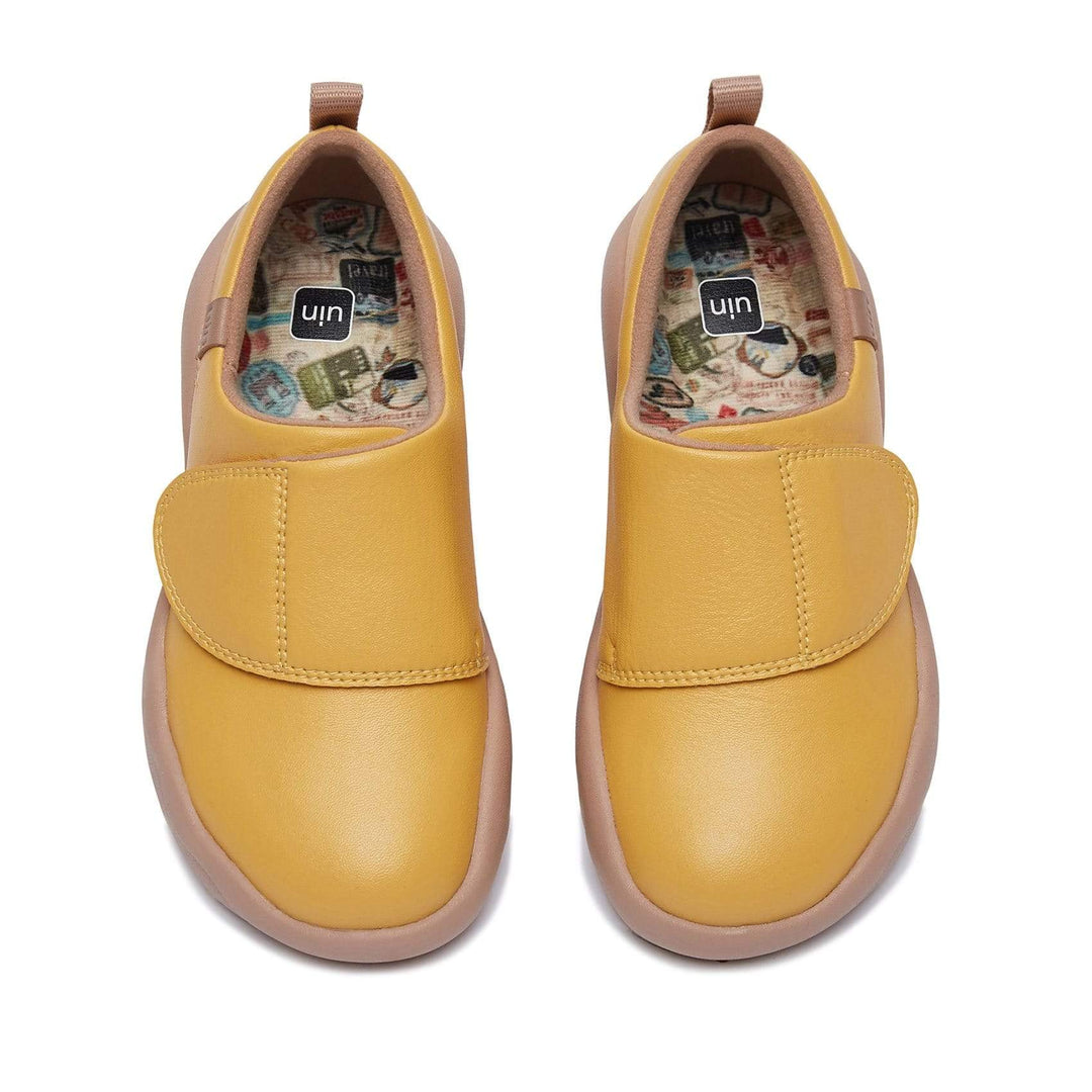 UIN Footwear Kid Honey Orange Toledo II Kid Canvas loafers