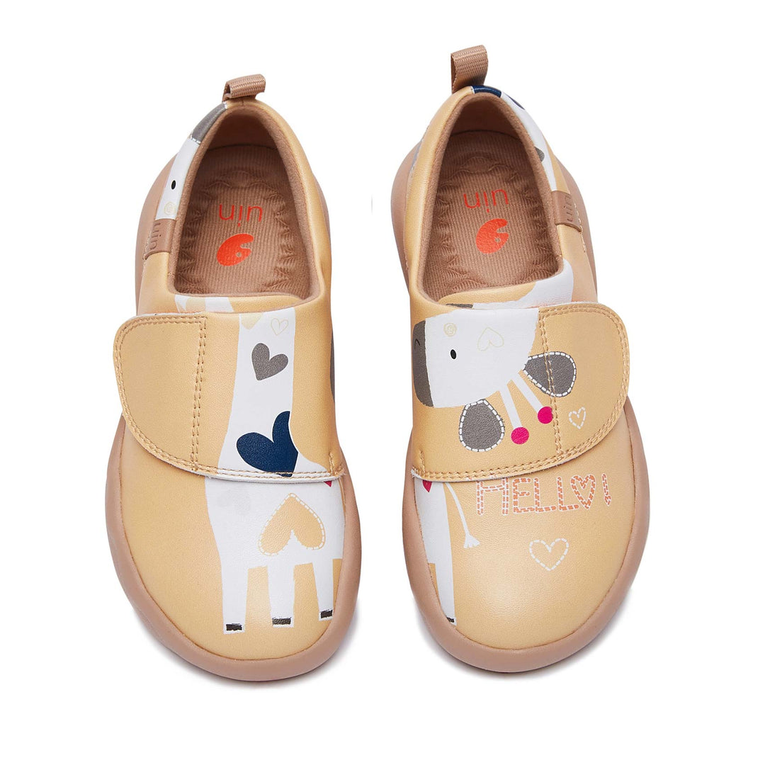 UIN Footwear Kid Little Deer-Yellow Toledo II Kid Canvas loafers