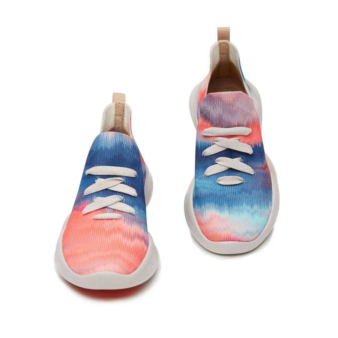 UIN Footwear Kid Neon Blue Mijas I Kid Canvas loafers