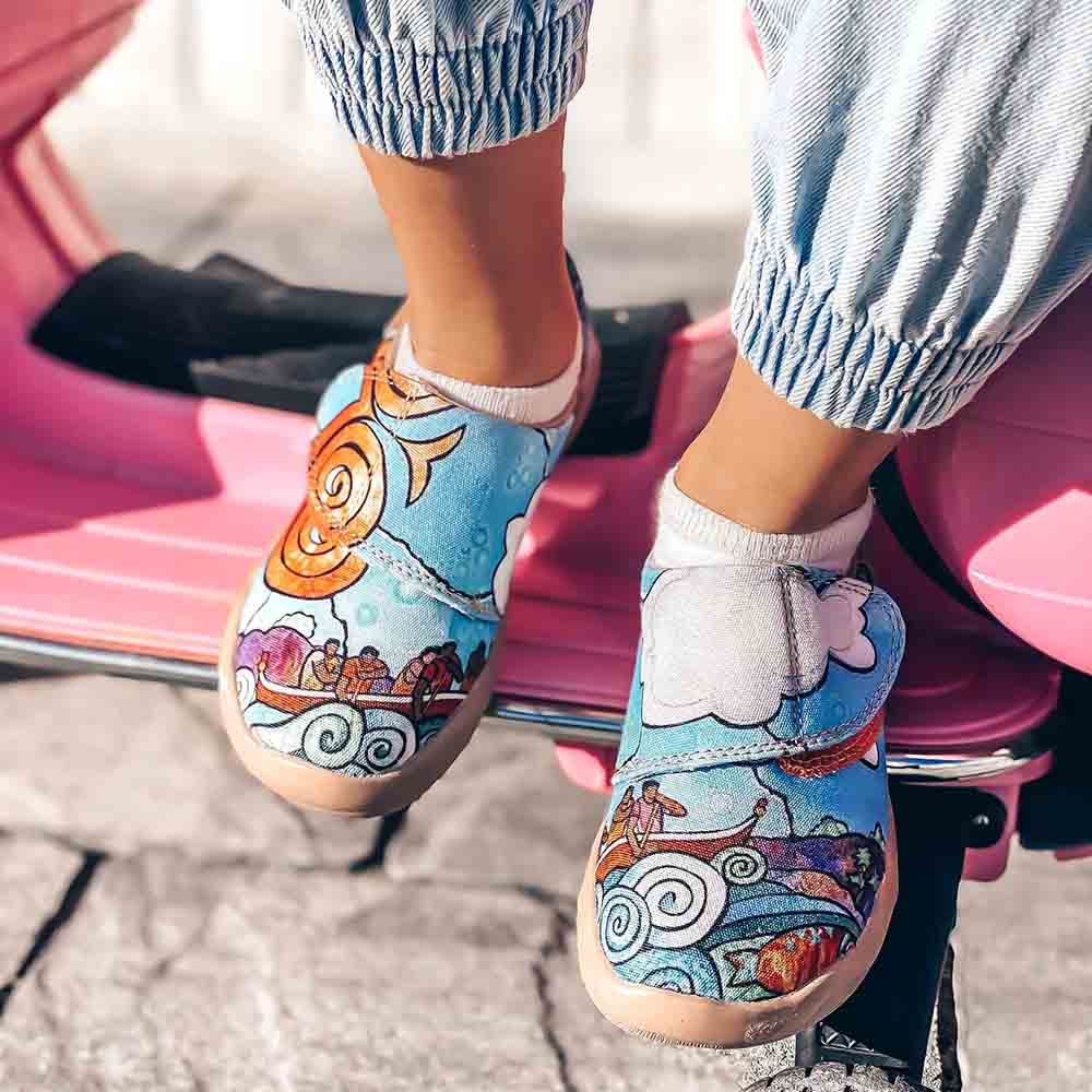 UIN Footwear Kid Ride the Wave Kid Canvas loafers