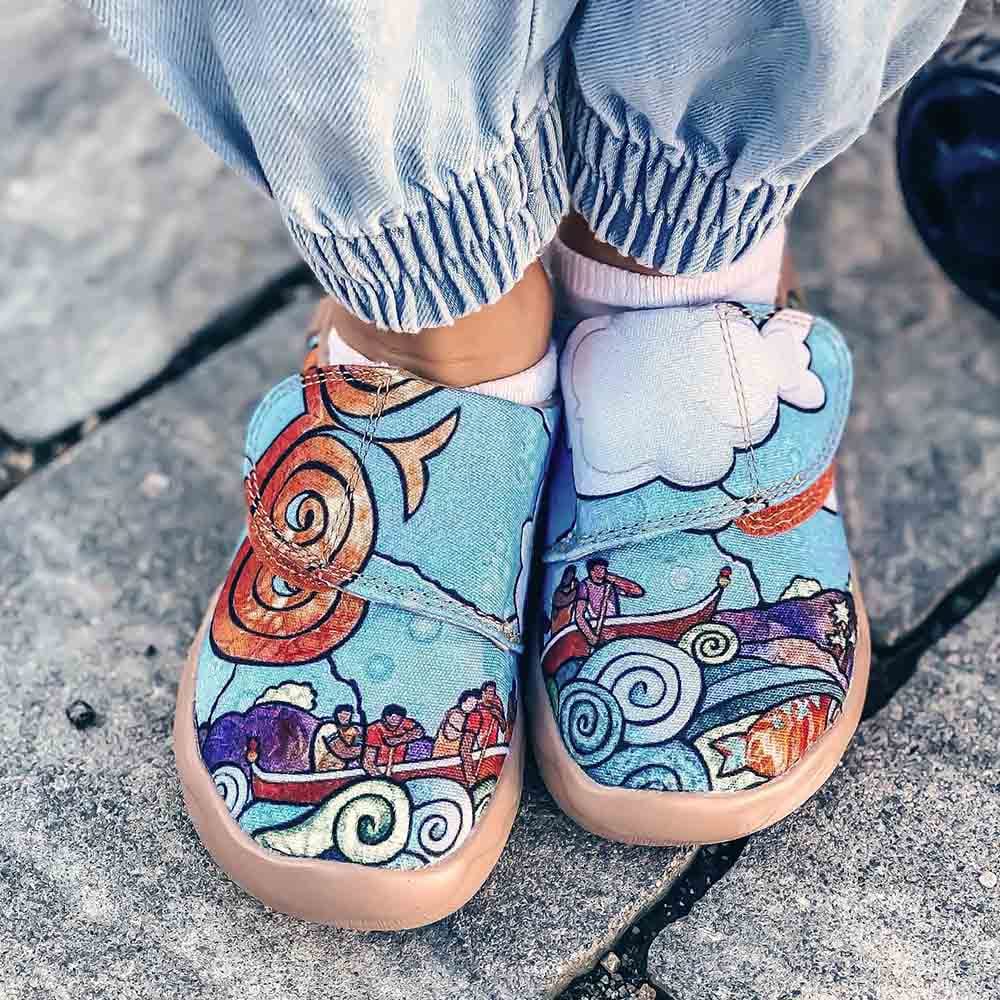 UIN Footwear Kid Ride the Wave Kid Canvas loafers