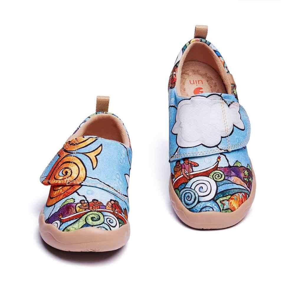 UIN Footwear Kid Ride the Wave Kid-US Local Delivery Canvas loafers