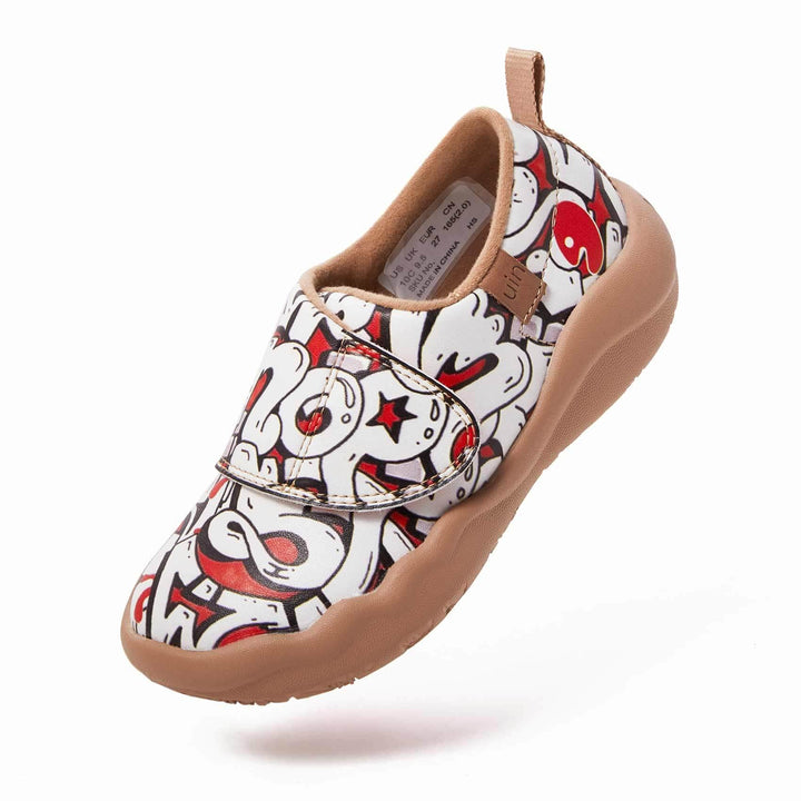 UIN Footwear Kid Twisted ABC Kid Canvas loafers