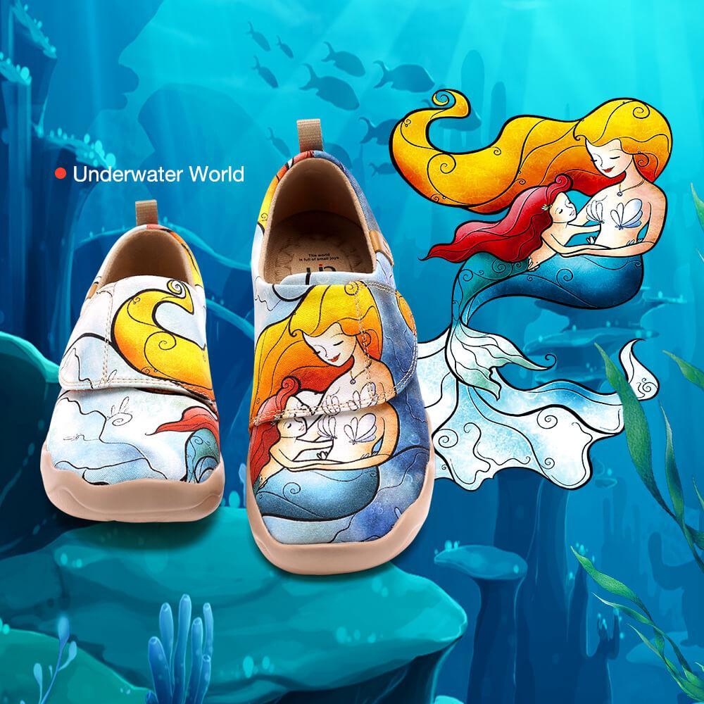 UIN Footwear Kid UNDERWATER WORLD Kid-US Local Delivery Canvas loafers