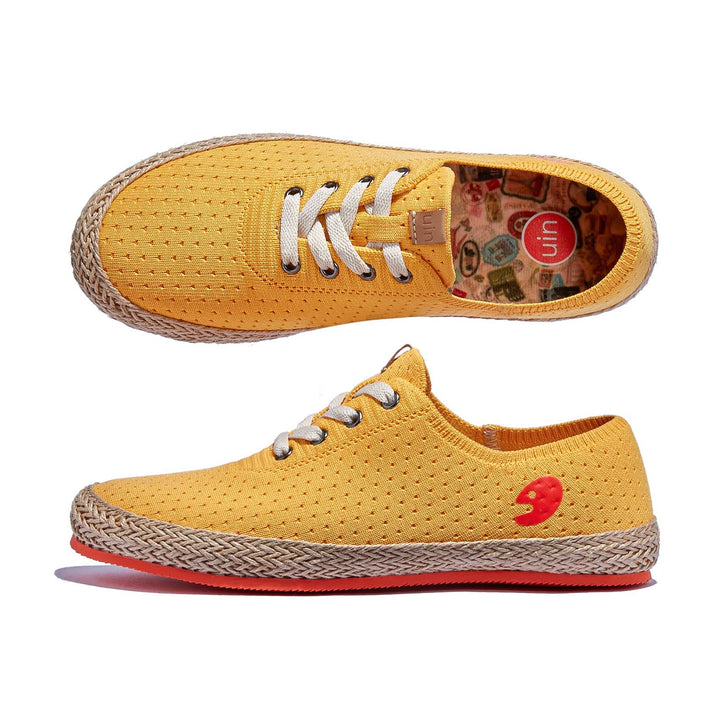 UIN Footwear Men Amber Yellow Formentera I Men Canvas loafers