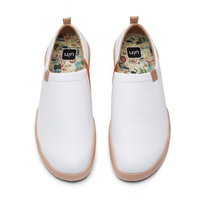 UIN Footwear Men Bright White Toledo II Men Canvas loafers