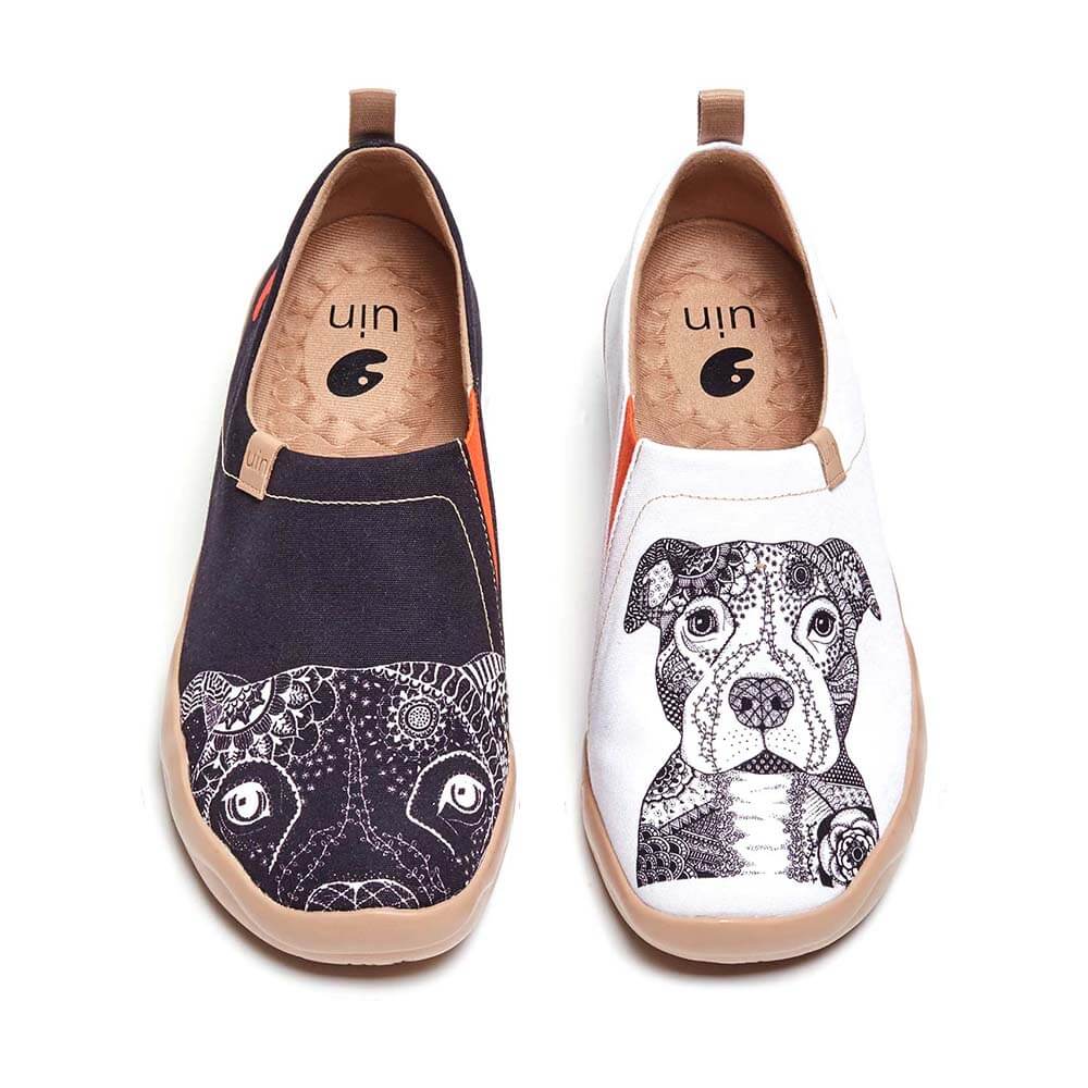 UIN Footwear Men Bulldog Canvas loafers
