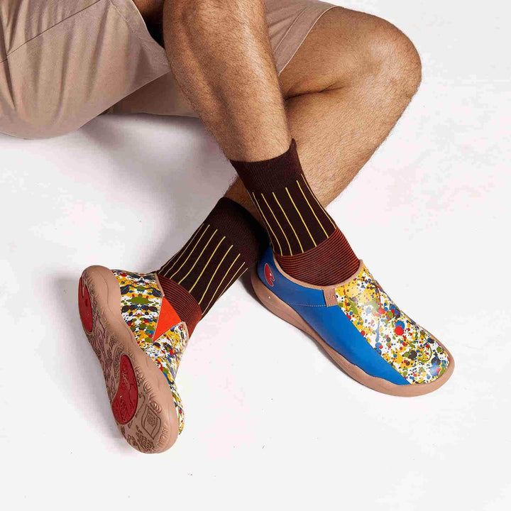 UIN Footwear Men Color Border Men Canvas loafers