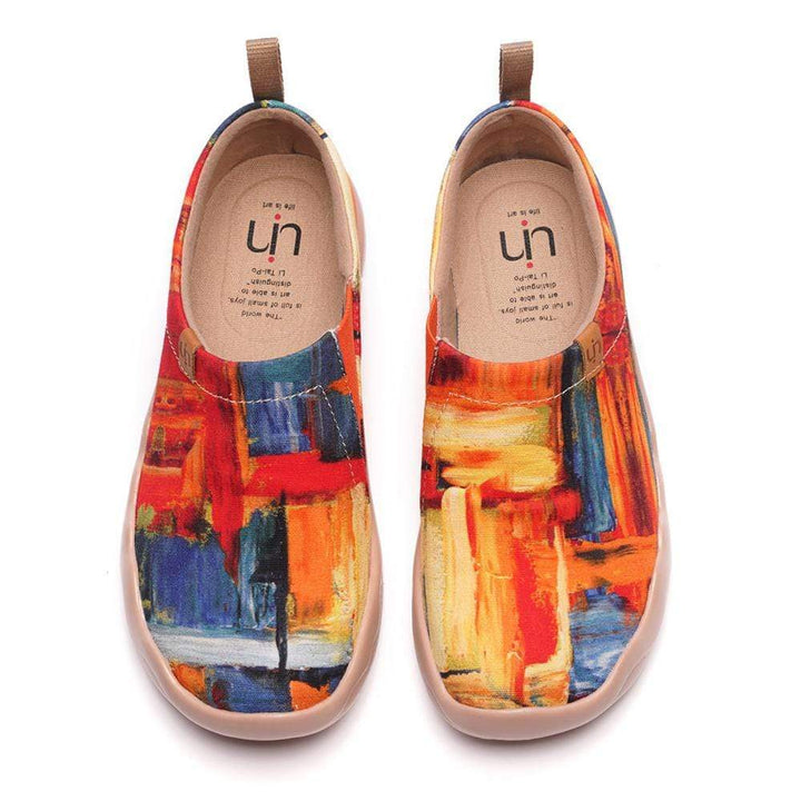 UIN Footwear Men COLOR ZONE Men Canvas Shoes-US Local Delivery Canvas loafers