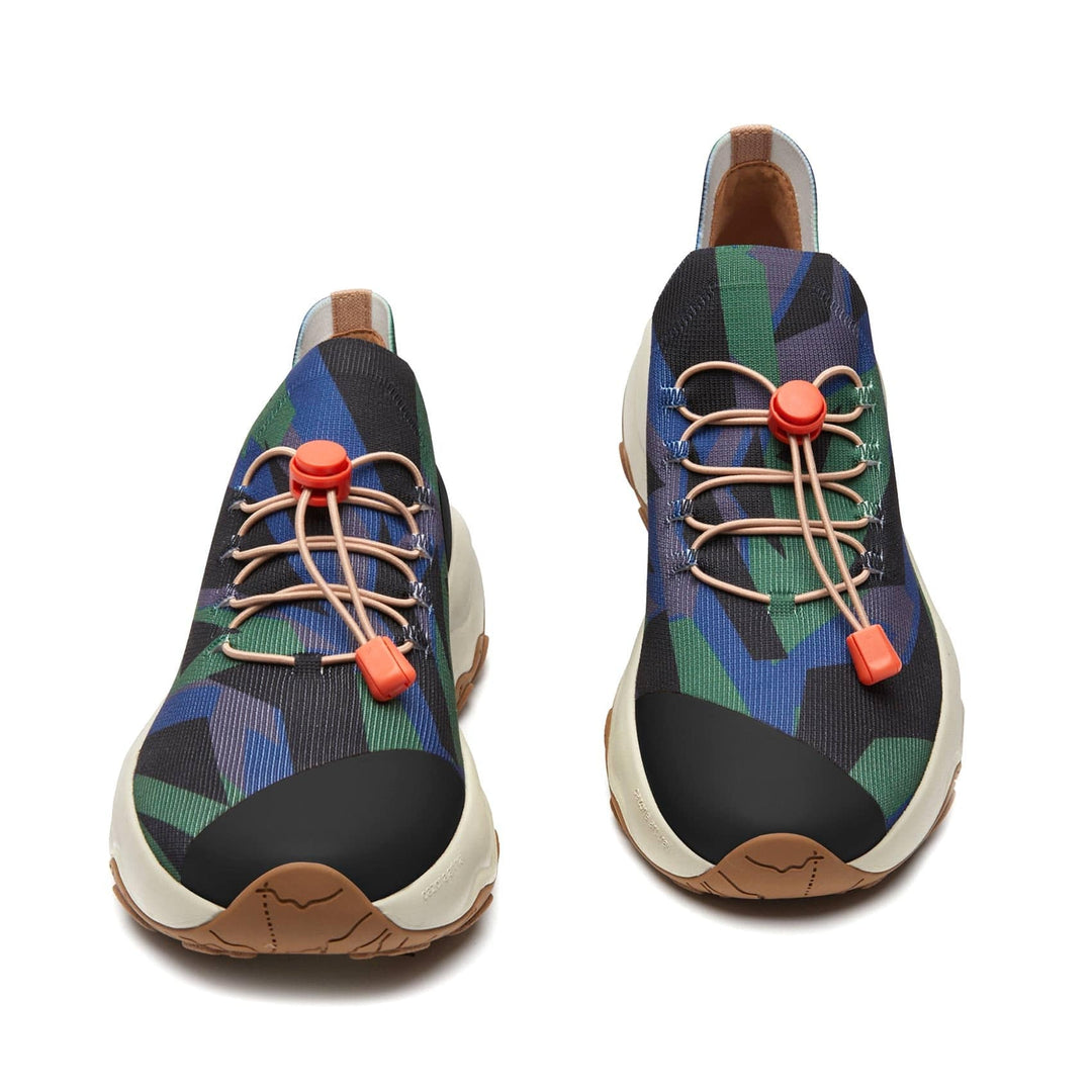 UIN Footwear Men Crack-Viridian Green Cazorla I Men Canvas loafers