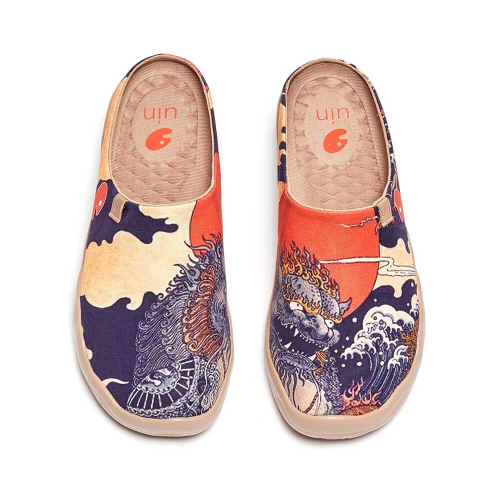Creature Slipper Art Painted Canvas Shoes for Men | UIN Footwear – UIN ...