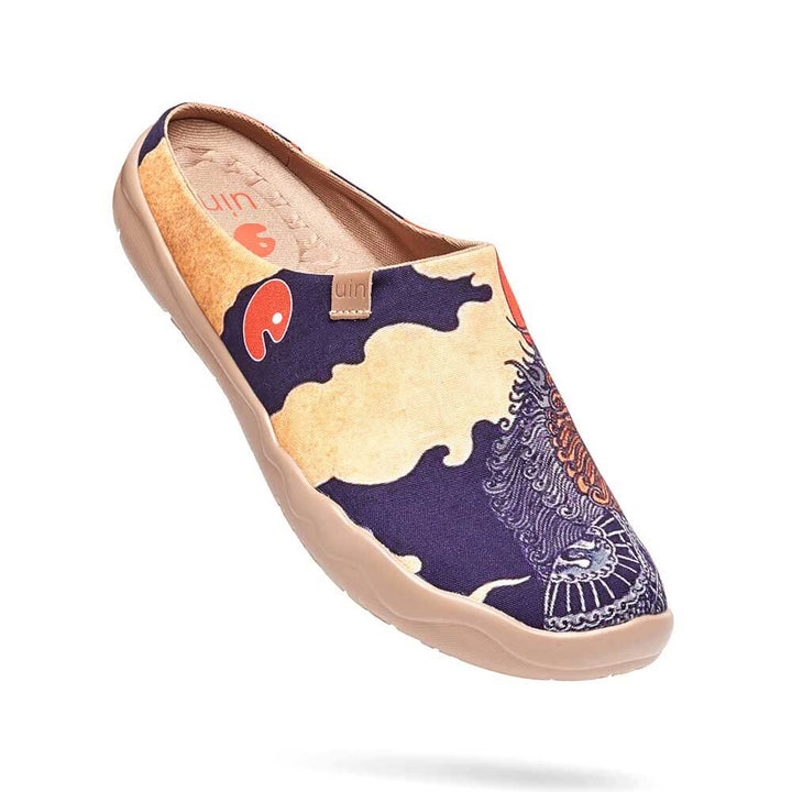 UIN Footwear Men Creature Slipper-US Local Delivery Canvas loafers